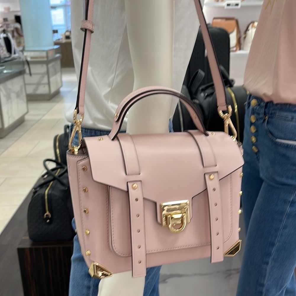 MICHAEL KORS MANHATTAN MEDIUM TOP HANDLE SCHOOL SATCHEL CROSSBODY BAG 
NWT - Picture 13 of 16